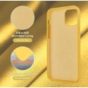 Riff "Mīksts silikona vāks iPhone 12 Mini" Dzeltenais Riff "Mīksts silikona vāks iPhone 12 Mini" Dzeltenais