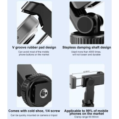 Puluz adapter DJI OSMO Pocket 3 koos 1/4" külm king