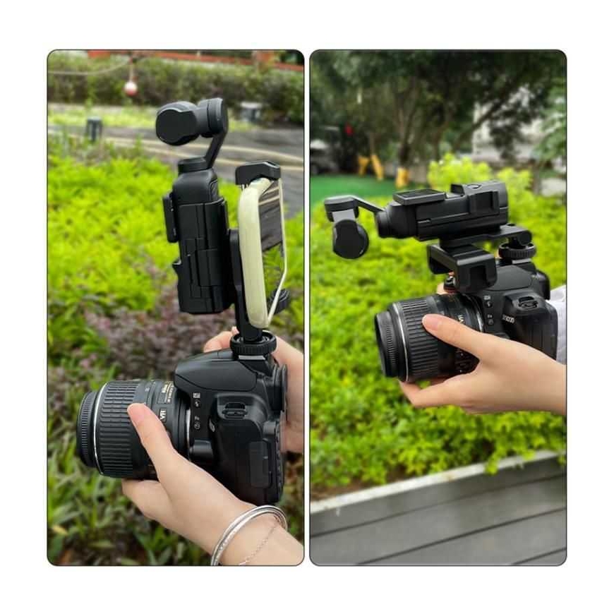 Puluz-adapteri DJI OSMO Pocket 3:lle, jossa 1/4" kylmäkengtä – 5