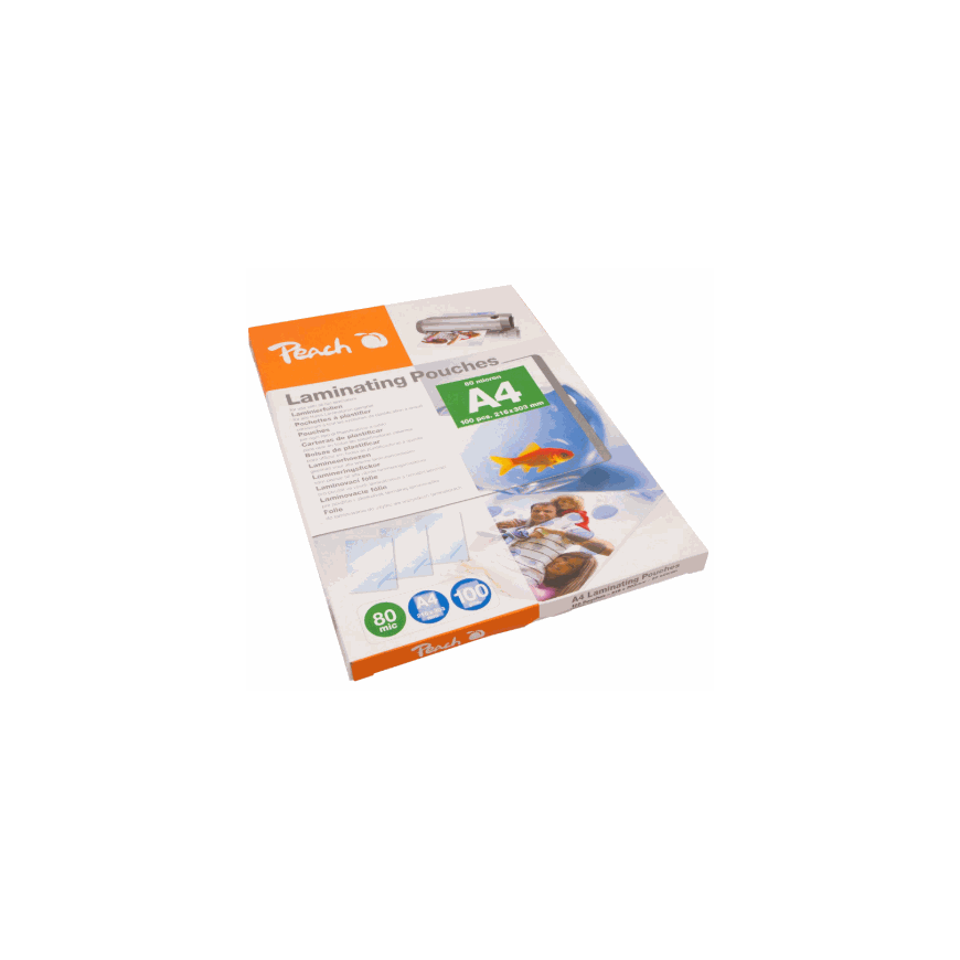Peach PP580-02 laminēšanas somas 100 gab.