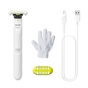 Philips Norelco OneBlade QP1924/24 bikinio zonos skustuvas „Wet & Dry“ Balta