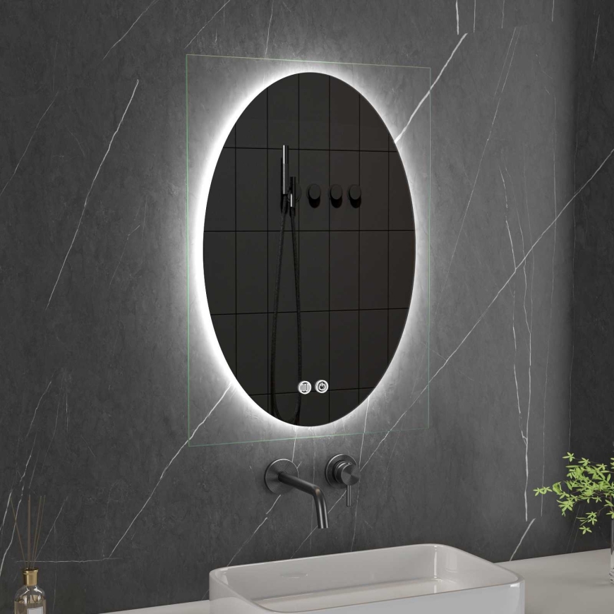 Visional LED peili VERONA, 50 x 70 cm, 2700-6500K, 12W, 1386Lm, IP44 – 4
