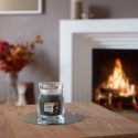 Yankee Candle Praginud Mulgipõleti vaha küünal Silindri Puit Hall 1 tk
