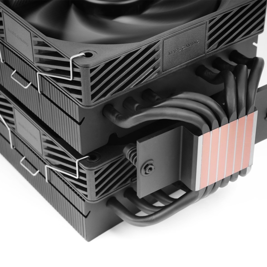 Mars Gaming MCPU-X26PRO prosessorijäähdytin 12 cm Musta 1 kpl – 4
