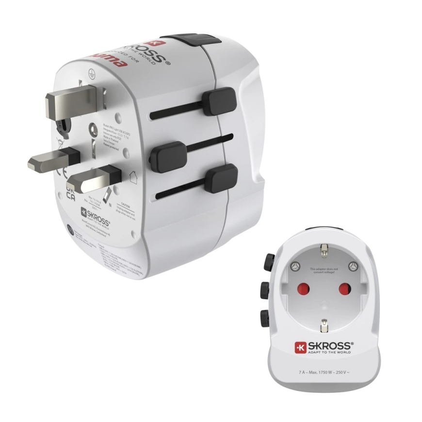 Hama 00223477 elektripistiku adapter Modulaarne Tüüp C (Europlug) + Tüüp F Valge