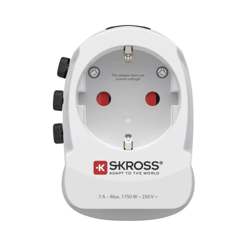 Hama 00223477 elektriskās kontaktdakšas adapters Modulārs C tipa (Europlug) + F tipa Balts – 4