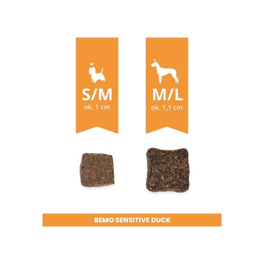 BEMO Sensitive Duck Medium/Large Mono - dry dog food - 3kg – 2