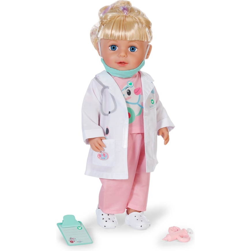 BABY born nuken lääkäriasusetti, 43 cm – 2