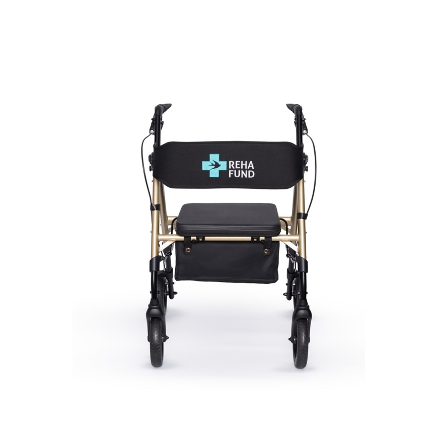 Four-Wheel Walker Marsylia REHAFUND RF-617/Zl, Gold