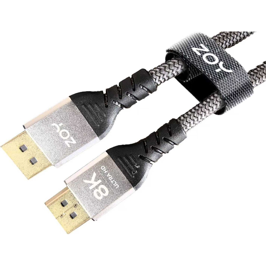 Zoy DisplayPort to DisplayPort 1,8 m Harmaa (ZCD18) – 3