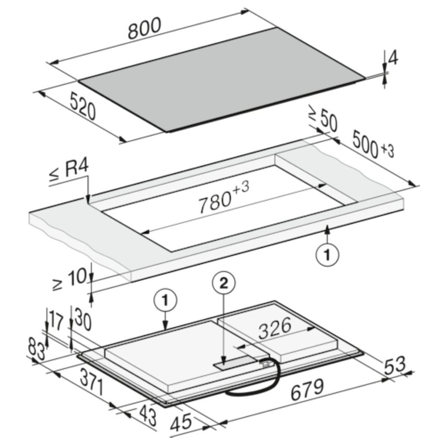 Miele KM 8585-2 FL -induktiotaso, 80 cm – 2