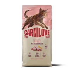 CARNILOVE True Fresh Türgi Steriliseeritud - kuiv kassitoit - 400g