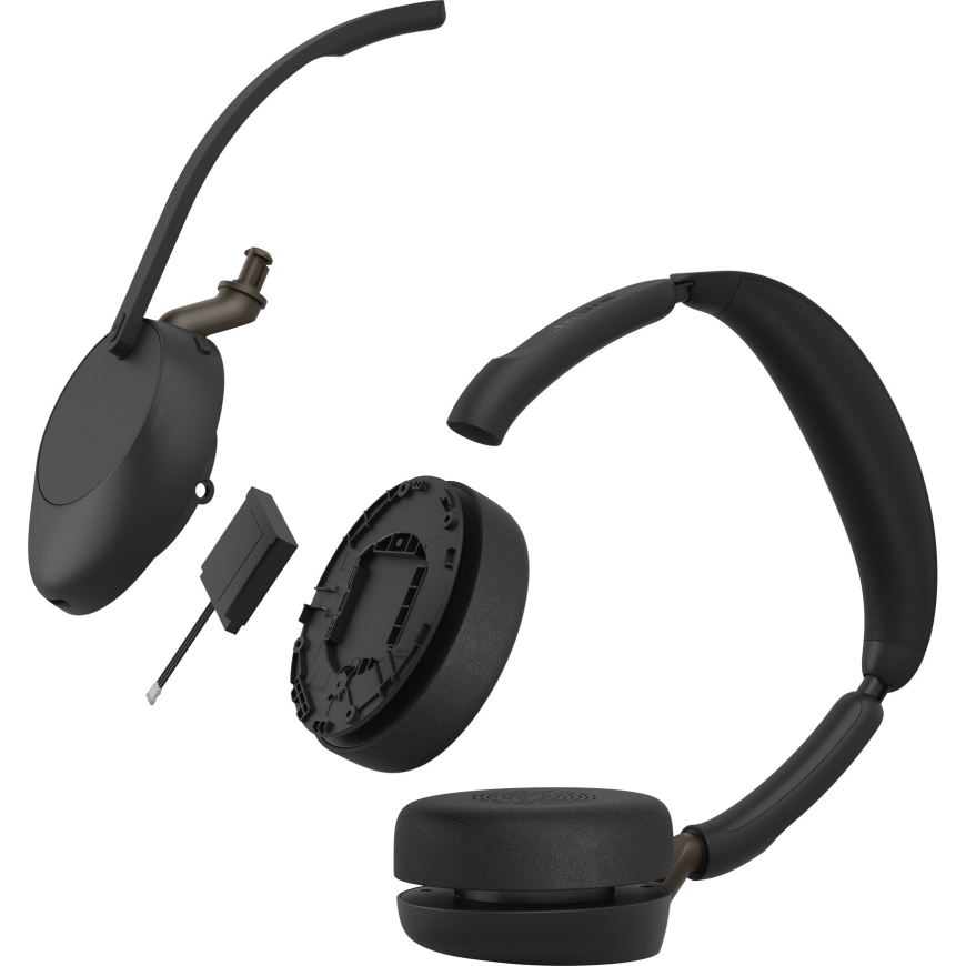 Jabra Evolve3 65 LINK390A bezvadu austiņas, UC, melnas – 5