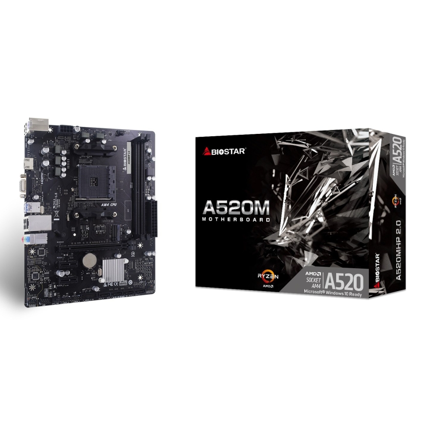 Biostar A520MHP motherboard AMD A520 Socket AM4 micro ATX – 4