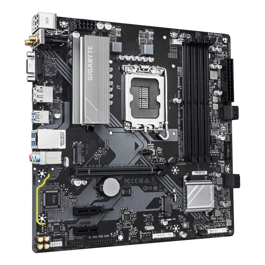 GIGABYTE B760M D3HP WIFI6 pagrindinė plokštė Intel B760 Express LGA 1700 „micro ATX“ – 3