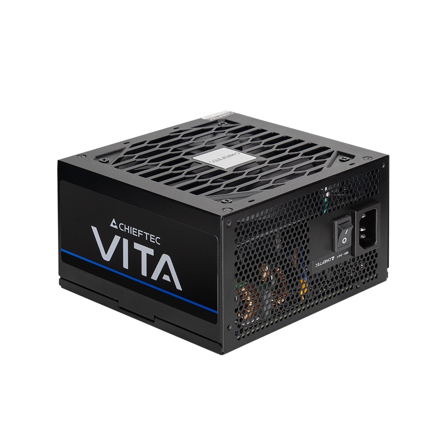 Chieftec Vita BPX-650-S barošanas avotu vienība 650 W 24-pin ATX ATX Melns