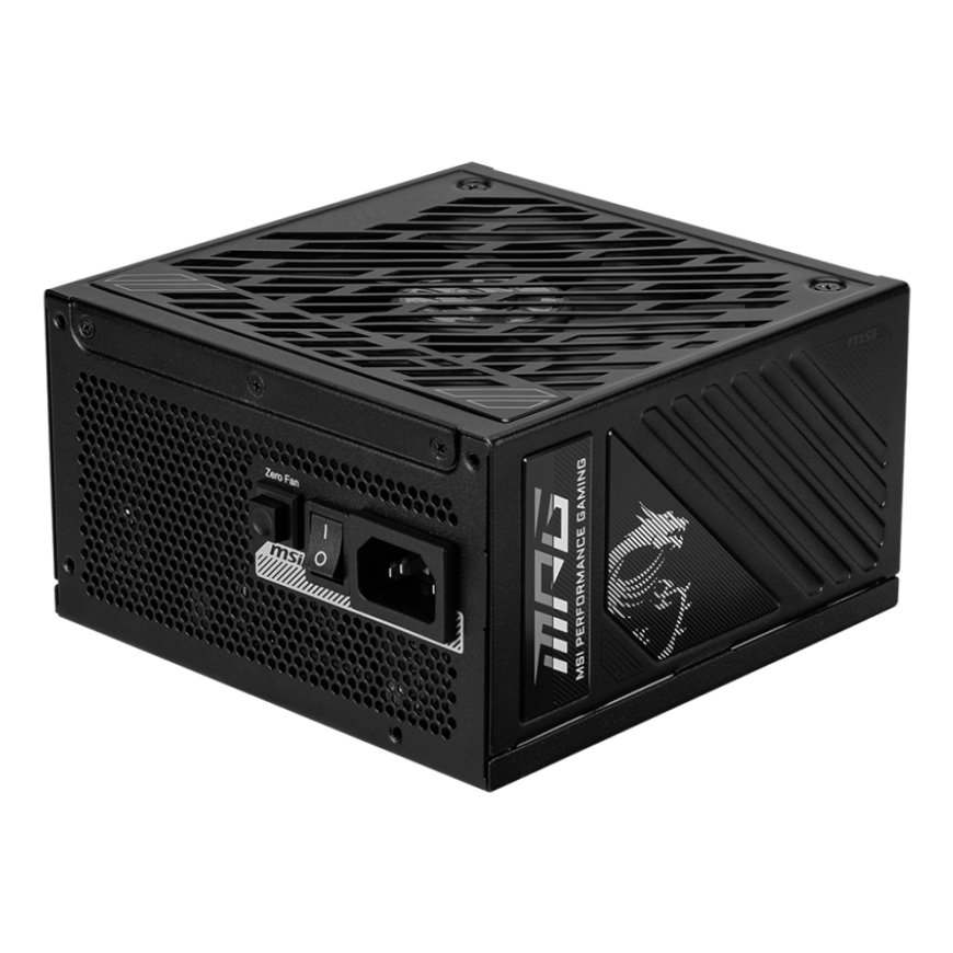 MSI MPG A1250GS PCIE5 barošanas avotu vienība 1250 W 20+4 pin ATX ATX Melns