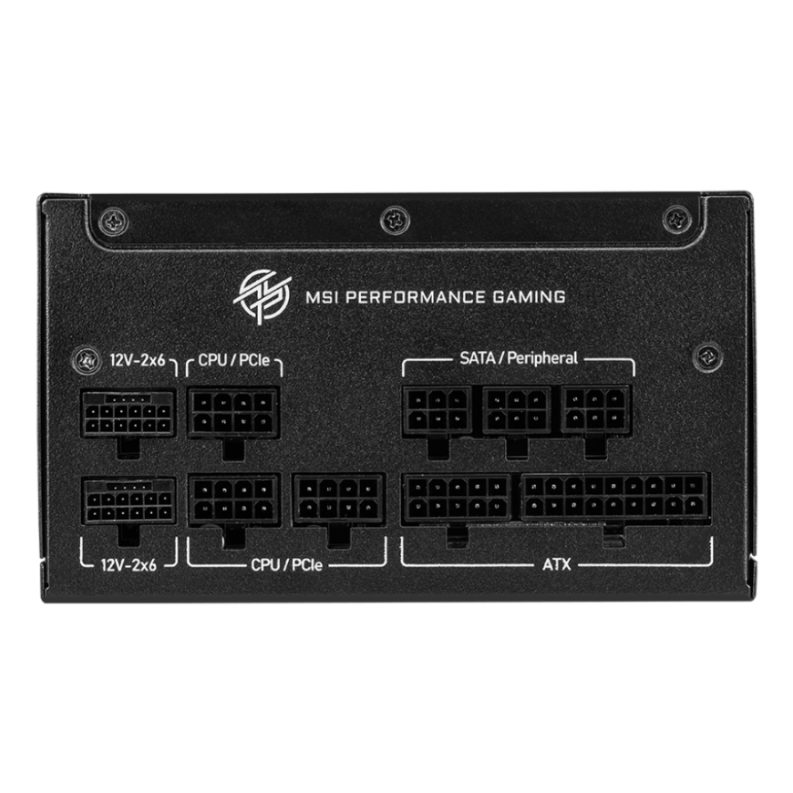 MSI MPG A1250GS PCIE5 virtalähdeyksikkö 1250 W 20+4 pin ATX ATX Musta – 3