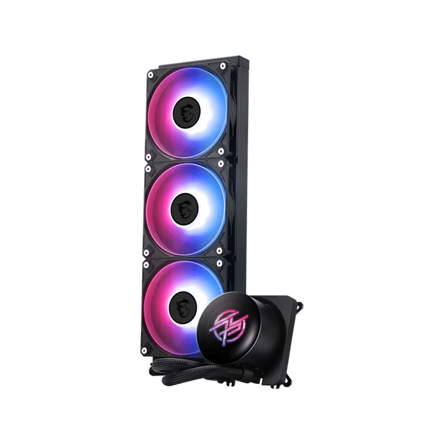 MSI MPG CORELIQUID P13 Datora dzesēšanas sistēma Procesors Universāls šķidruma dzesētājs 12 cm Melns – 2