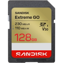 SanDisk 128 GB Extreme GO UHS-I U3 V30 SD memory card