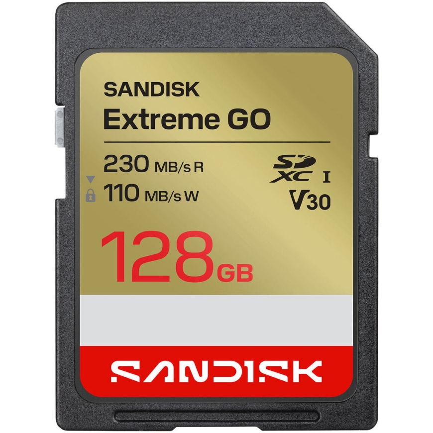 SanDisk 128 GB Extreme GO UHS-I U3 V30 SD mälukaart