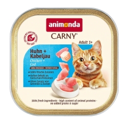 ANIMONDA Carny Adult Kana ja turskafilee - niiske kassitoit - 85g