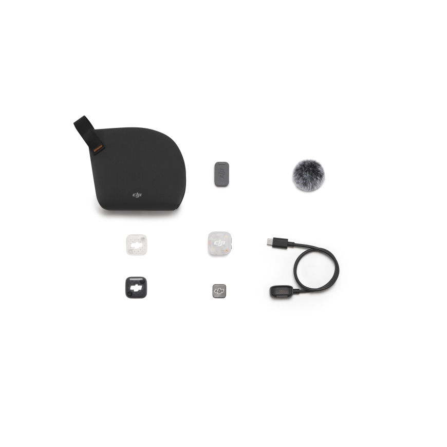 DJI Mic Mini 2S juhtmeta mikrofonisaatja, lisasaateja