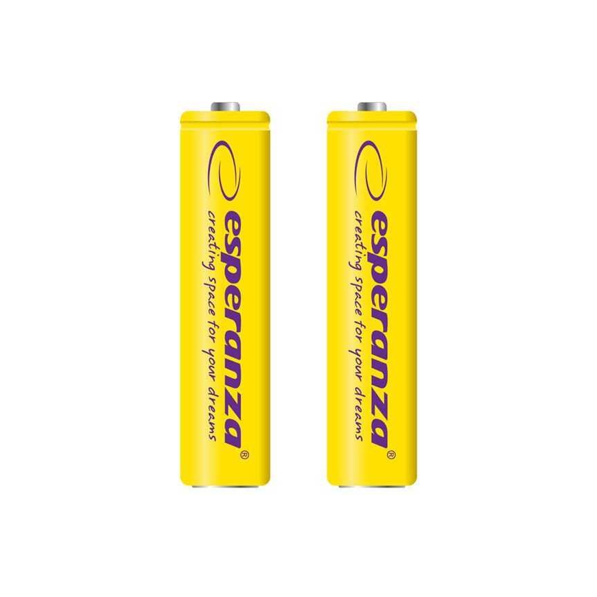 Esperanza Rechargeable Yellow AAA / R03 1000mAh 2 pack