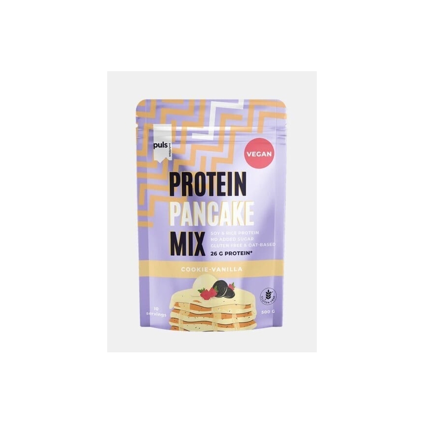 Puls Nutrition baltymų blynų mišinys, sausainių-vanilės, 500 g
