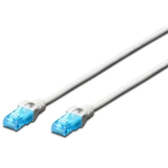 DIGITUS CAT 5e U-UTP patch kabelis 0,5m Pelēks