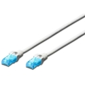 DIGITUS CAT 5e U-UTP -patchkaapeli 0,5m Harmaa DIGITUS CAT 5e U-UTP -patchkaapeli 0,5m Harmaa