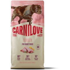 CARNILOVE CARNILOVE TRUE FRESH Sausas šunų maistas su kalakutiena suaugusiems visų veislių 12