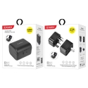 iKaku KSC-174 Monipuolinen virtapistokeadapteri Iso-Britanniasta 3pin - Euro 2pin - U iKaku KSC-174 Monipuolinen virtapistokeadapteri Iso-Britanniasta 3pin - Euro 2pin - U