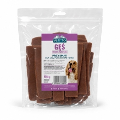PETITTO Pehmeät hanhenlihapalat - koiranherkku - 500g
