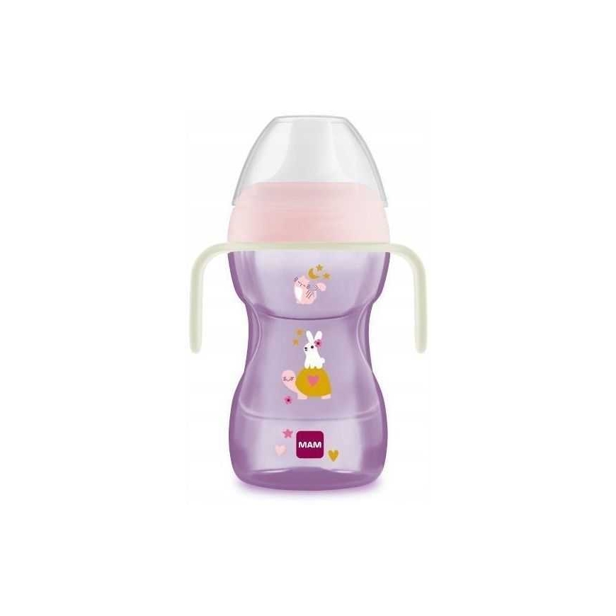 MAM Geriamasis puodelis 270 ml Geriau Kartu Mergaitė – 2