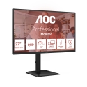 AOC E4 Q27E4CV PC lamekuvar 68,6 cm (27") 2560 x 1440 pikslit Quad HD LED Must
