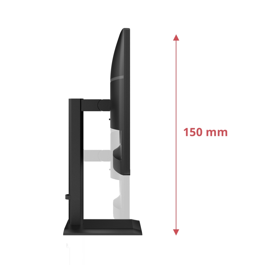AOC E4 Q27E4CV PC lamekuvar 68,6 cm (27") 2560 x 1440 pikslit Quad HD LED Must – 4