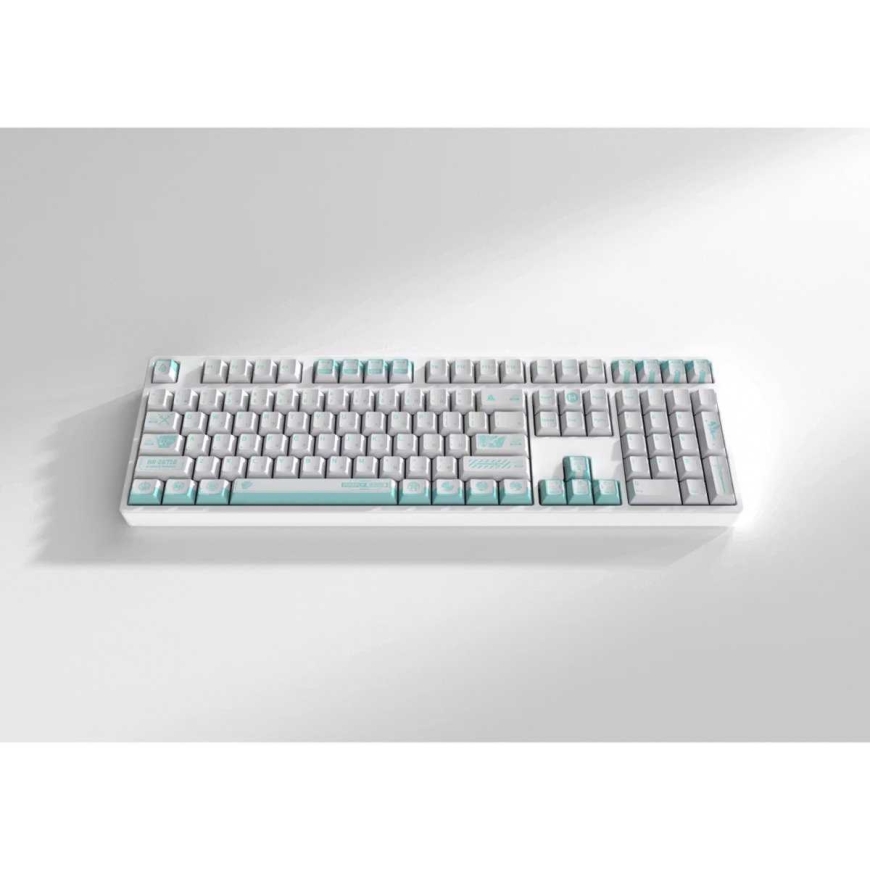 Hyte Firefly Keycap Set PBT (balts/tīrkists) – 5