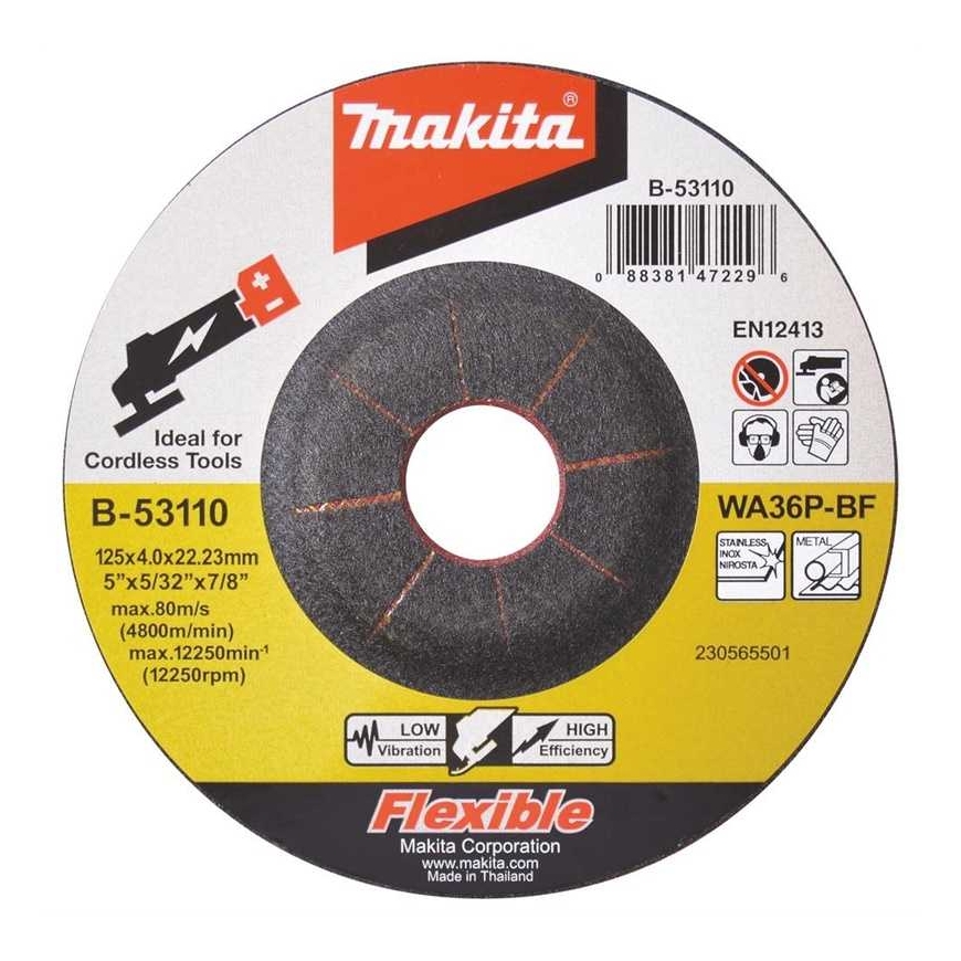 Makita joustava hiontalevy 125x22mm (B-53110)