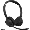 Jabra Evolve3 45 LINK390A juhtmevaba peakomplekt ja dokk, MS, must Jabra Evolve3 45 LINK390A juhtmevaba peakomplekt ja dokk, MS, must