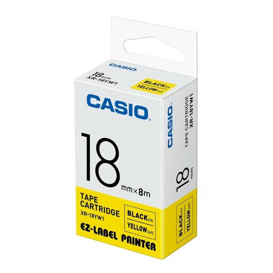 Casio XR-18YW1 etikečių juostelė
