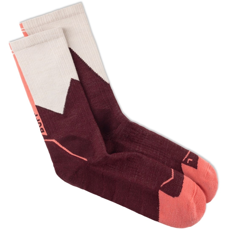 BUFF Merino MW Crew Socks C1 Wine Socks L – 2