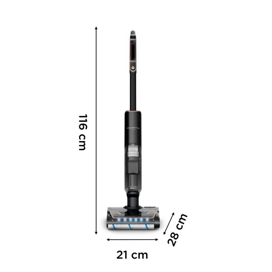Rowenta X-Clean 7 GZ5736E0 varsi-imuri & sähköharja 2-in-1-varsi-imuri Akku Kuiva ja märkä Pussiton – 2