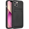 Riff "Card Silicone Case iPhone 15 Plus" Black