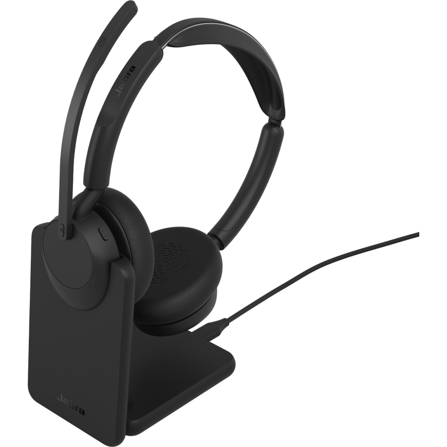 Jabra Evolve3 45 LINK390C traadita kõrvaklapid ja docking, UC, must – 2