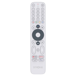 Strong RCU-GOOGLETV2 universalus nuotolinio valdymo pultas multimedijos grotuvams ir Android televizoriams, baltas