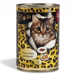 O’CANIS Chicken and duck with safflower oil - wet cat food - 400g