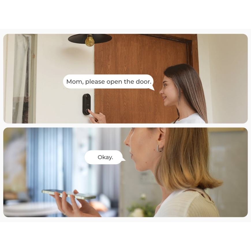 Reolink Video Doorbell WiFi 5MP умная дверная камера с кнопкой вызова – 4