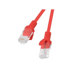 Lanberg PCU5-10CC-0025-R tīkla kabelis sarkans 0,25 m Cat5e U/UTP (UTP)