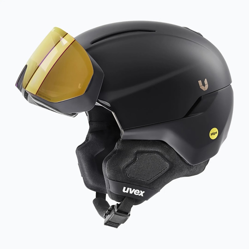 Ski ķivere UVEX ULTIMATE HORIZON BLACK MATT, izmērs 51–62 – 5